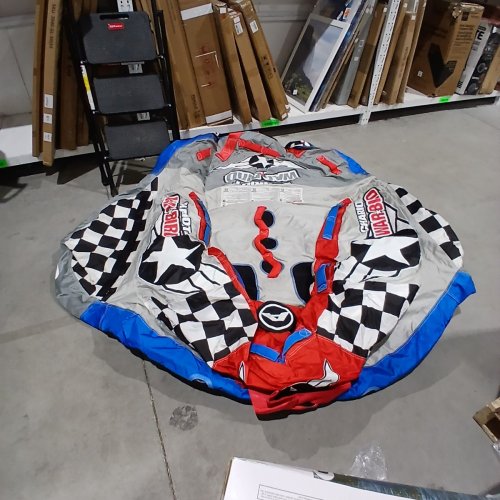 AIRHEAD 1-3 RIDER TOWABLE TUBE FOR BOATING - RED, BLUE, GRAY, BLACK AND WHITE (MODEL:AHCW-1780) image 4