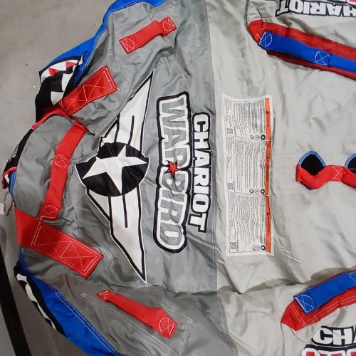 AIRHEAD 1-3 RIDER TOWABLE TUBE FOR BOATING - RED, BLUE, GRAY, BLACK AND WHITE (MODEL:AHCW-1780) image 5