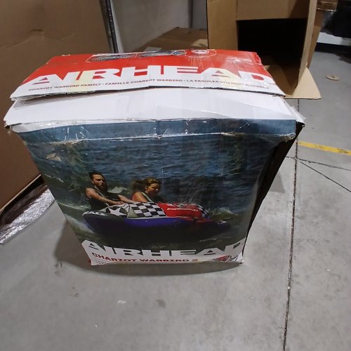 AIRHEAD 1-3 RIDER TOWABLE TUBE FOR BOATING - RED, BLUE, GRAY, BLACK AND WHITE (MODEL:AHCW-1780) image 9