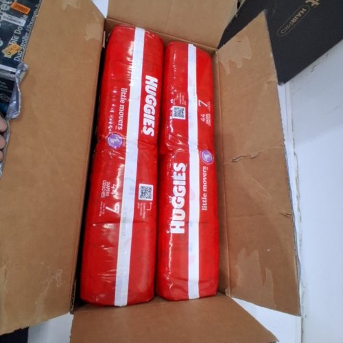 88PK HUGGIES LITTLE MOVERS BABY DIAPERS - SIZE 7 image 2