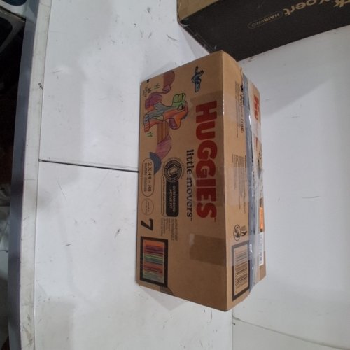 88PK HUGGIES LITTLE MOVERS BABY DIAPERS - SIZE 7 image 3