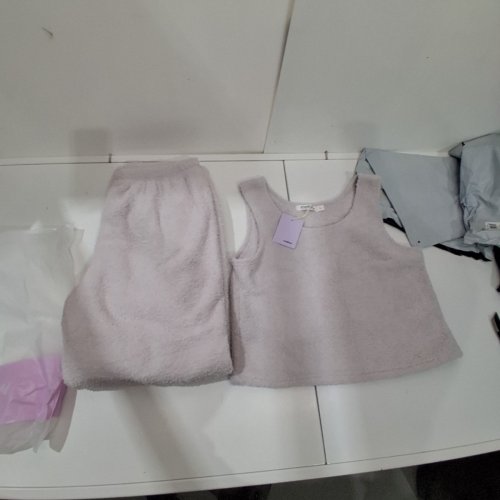 2PC WOMEN'S MELLOW SOFT LOUNGE SET - LARGE - LILAC image 2