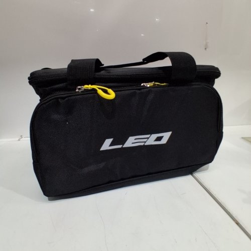 LEO MULTIFUNCTIONAL PADDED FISHING TACKLE BAG - 13" X 7" X 7" - BLACK image 2