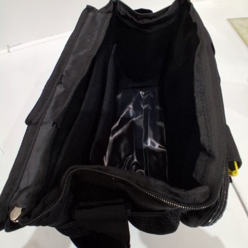 LEO MULTIFUNCTIONAL PADDED FISHING TACKLE BAG - 13" X 7" X 7" - BLACK image 4