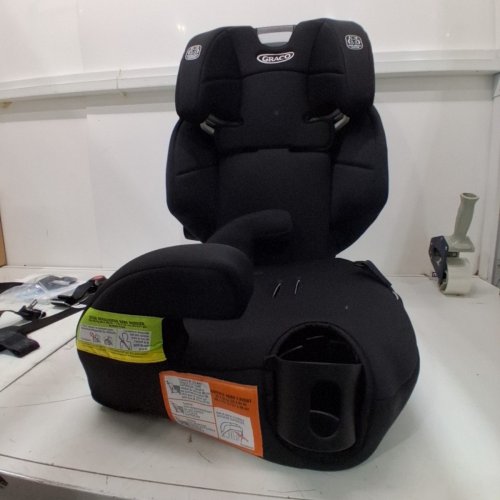 GRACO TRANZITIONS 3-IN-1 HARNESS/HIGHBACK/BACKLESS BOOSTER CAR SEAT - 100LBS MAX/CAP - PROOF/BLACK (MODEL: 2035724) image 5