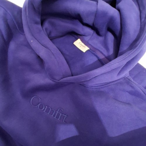 UNISEX COMFRT SIGNATURE HOODIE2 - MEDIUM - INDIGO (STYLE : CT007SC-2) image 3