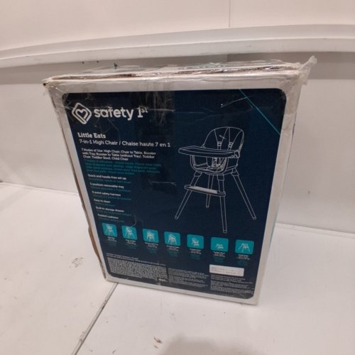 SAFETY 1ST LITTLE EATS 7 IN 1 HIGH CHAIR - TINTED GREY (MODEL: 03117CTDG) image 4