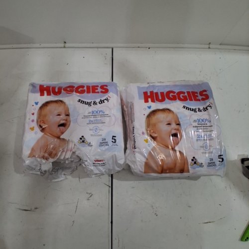 56PK HUGGIES SNUG & DRY DIAPERS - SIZE 5 image 3