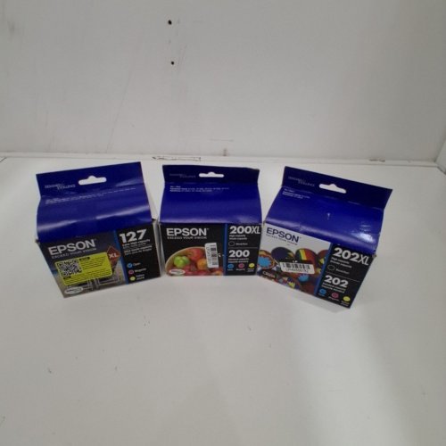 3 ASSORTED EPSON INK CARTRIDGES - 127, 200XL, 202XL image 3