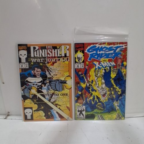 4 ASSTD MARVEL COMIC BOOKS - PUNISHER WAR JOURNAL #42, GHOST RIDER #26, DEATHLOK #10, DR. STRANGE #41 - VARIOUS AUTHORS image 4