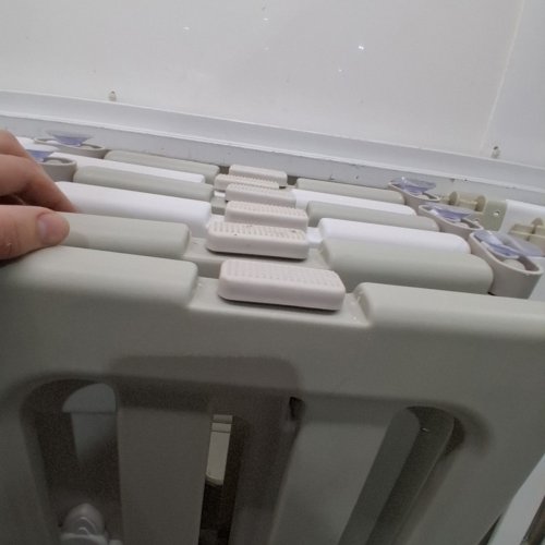 BESTGAME 22-PANEL PORTABLE FOLDABLE BABY PLAYPEN - 81.9" X 81.9" X 23.3" - GREY/WHITE (MODEL:WL-10017, XLWL-1006) image 3