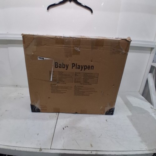 BESTGAME 22-PANEL PORTABLE FOLDABLE BABY PLAYPEN - 81.9" X 81.9" X 23.3" - GREY/WHITE (MODEL:WL-10017, XLWL-1006) image 5