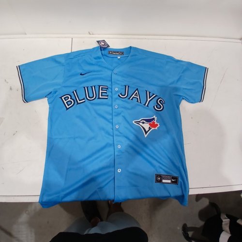 MEN'S NIKE TORONTO BLUE JAYS VLADIMIR GUERRERO JR. JERSEY - LARGE - BABY BLUE image 2