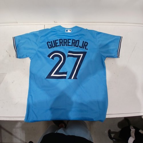 MEN'S NIKE TORONTO BLUE JAYS VLADIMIR GUERRERO JR. JERSEY - LARGE - BABY BLUE image 3