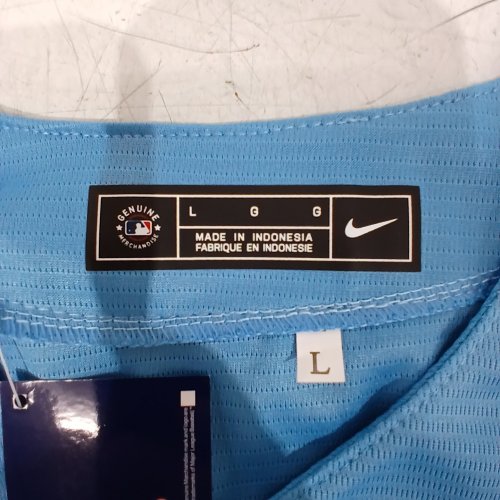 MEN'S NIKE TORONTO BLUE JAYS VLADIMIR GUERRERO JR. JERSEY - LARGE - BABY BLUE image 4