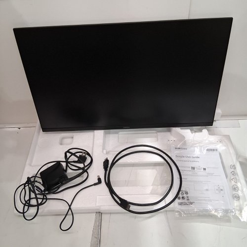 SAMSUNG S3 27" FHD MONITOR WITH IPS PANEL, FLICKER FREE, EYE SAVER MODE - BLACK - (MODEL:S27F320GAN) image 6