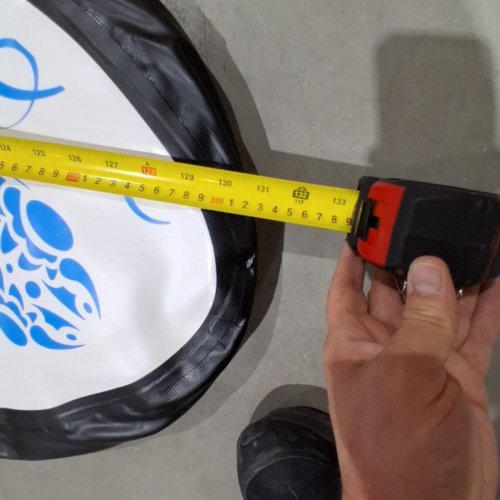 FUNWATER FEATH-R-LITE INFLATABLE PADDLE BOARD - BLUE, WHITE AND BLACK (MODEL: SUPFR05D) image 4