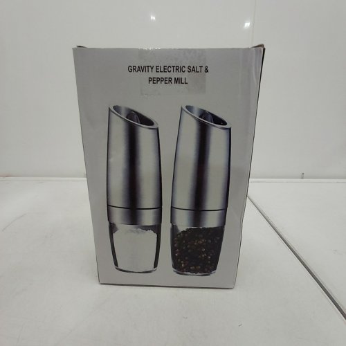 KSL ELECTRIC GRAVITY GRINDER FOR SALT AND OR PEPPER- SILVER image 3
