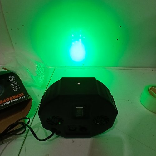 JAVIK SLIM LED STAGE LIGHTS PAR LIGHT WITH 36 LED LIGHTS & REMOTE CONTROL - 7" - BLACK (MODEL: LSPA36PC) image 3
