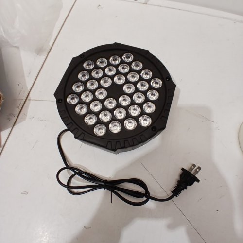 JAVIK SLIM LED STAGE LIGHTS PAR LIGHT WITH 36 LED LIGHTS & REMOTE CONTROL - 7" - BLACK (MODEL: LSPA36PC) image 5