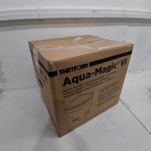 THETFORD AQUA-MAGIC VI LOW PROFILE RV TOILET - WHITE (MODEL: 31833) image 4