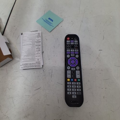 ONN. 6-DEVICE UNIVERSAL REMOTE CONTROL - COMPATIBLE WITH ALL MAJOR BRANDS - BLACK image 3