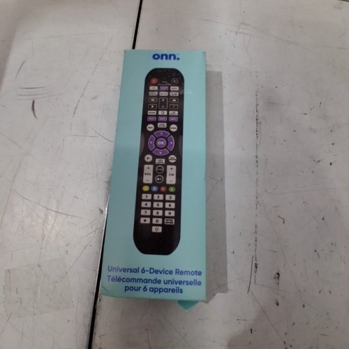 ONN. 6-DEVICE UNIVERSAL REMOTE CONTROL - COMPATIBLE WITH ALL MAJOR BRANDS - BLACK image 4