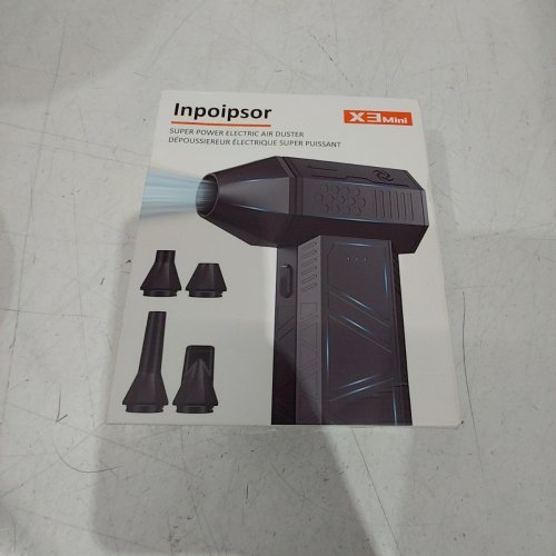 INPOIPSOR MINI TURBO ELECTRIC AIR DUSTER - 2500 MAH - BLACK (MODEL: X3 MINI) image 5
