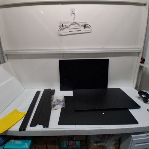 VEVOR WASHER & DRYER COUNTERTOP - WATER RESISTANT - 54" X 27" - BLACK (MODEL: C240330S-01) image 2