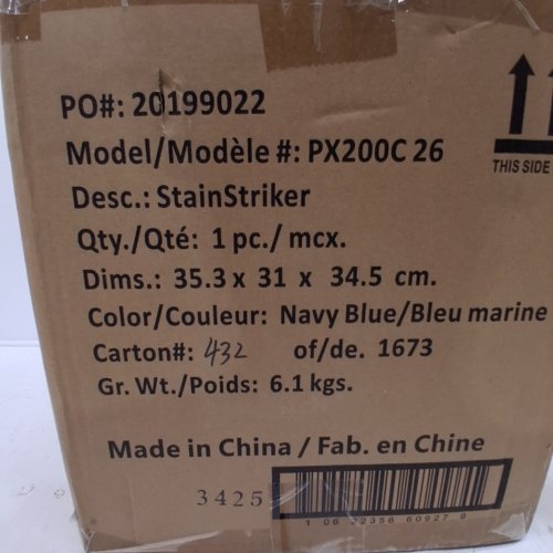 SHARK PORTABLE STAIN STRIKER CARPET CLEANER - GREY/BLUE (MODEL: PX200C) image 2