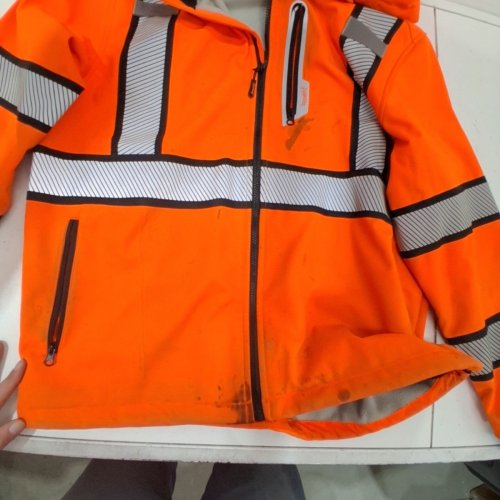 PIONEER CLASS 2 LEVEL 2 HIGH VISIBILITY REFLECTIVE JACKET - EXTRA LARGE - ORANGE image 3