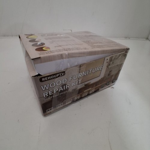 REHOUPTY WOOD FURNITURE AND LAMINATE FLOOR REPAIR KIT WITH WOOD PUTTY, FILLER, MARKERS, AND BEESWAX (MODEL: REXBG002) image 6