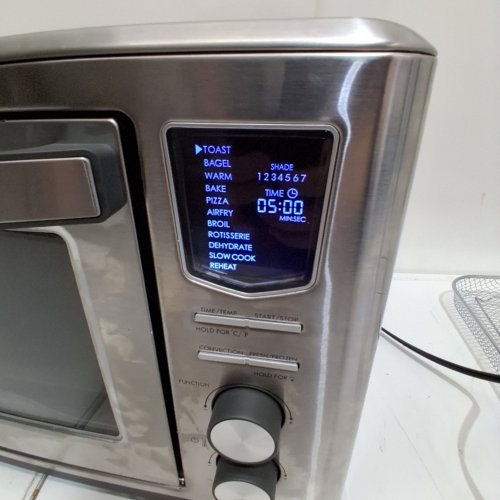 KENMORE 11-IN-1 DIGITAL AIR FRYER TOASTER OVEN COMBO WITH DEHYDRATOR, BAKE & BROIL - 25QT - 1800W - STAINLESS STEEL (MODEL: KKTOAF25SS) image 2