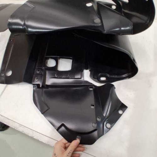 NEW FRONT ENGINE SPLASH SHIELD UNDER COVER DIRECT REPLACEMENT FOR NISSAN ALTIMA 2016-2018 - BLACK (MODEL:NI1228164) image 4