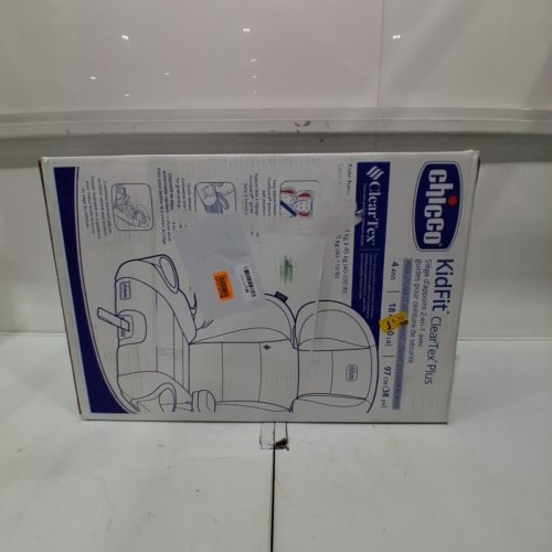 CHICCO KIDFIT CLEARTEX PLUS 2-IN-1 BOOSTER CAR SEAT - FOR AGES 4 YEARS AND UP - 40-110 LBS - BLACK & GREY (MODEL: 8708927) image 3