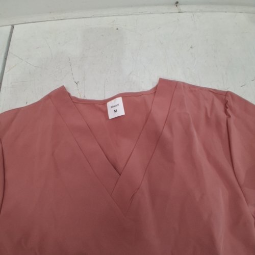 2PC NURSING UNIFORMS SCRUBS - MEDIUM - PINK image 2