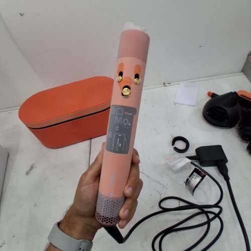 6PC DYSON I.D CURLY + COILY AIRWRAP MULTI STYLER AND HAIR DRYER WITH BLUETOOTH - SPECIAL EDITION CERAMIC APRICOT TOPAZ ( MODEL: HS08) image 2