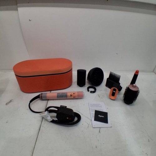6PC DYSON I.D CURLY + COILY AIRWRAP MULTI STYLER AND HAIR DRYER WITH BLUETOOTH - SPECIAL EDITION CERAMIC APRICOT TOPAZ ( MODEL: HS08) image 3