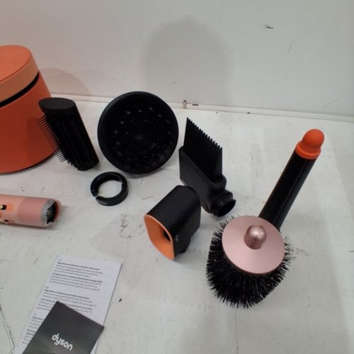 6PC DYSON I.D CURLY + COILY AIRWRAP MULTI STYLER AND HAIR DRYER WITH BLUETOOTH - SPECIAL EDITION CERAMIC APRICOT TOPAZ ( MODEL: HS08) image 4