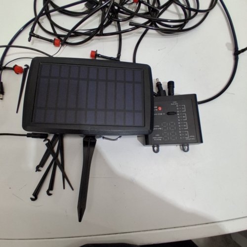 GROWBUDDY SOLAR AUTOMATIC DRIP IRRIGATION SYSTEM - 12 TIMERS, 15M TUBING - BLACK image 5