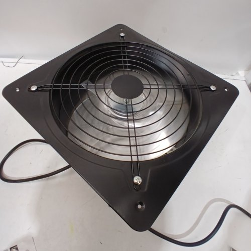 FEPINC EXHAUST FAN WITH PLUG THROUGH-THE-WALL EXTRACTOR EXHAUST WITH LIGHT WEIGHT PURE COPPER MOTOR - 15" - BLACK image 2