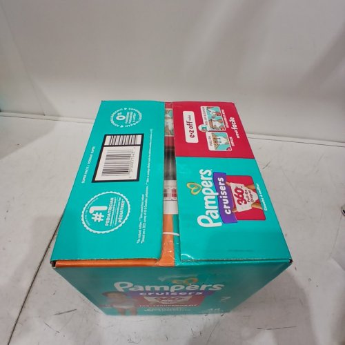 44PK PAMPERS CRUISERS 360° STRETCHY WAISTBAND DISPOSABLE BABY DIAPERS - SIZE 7 (41LBS +) image 3