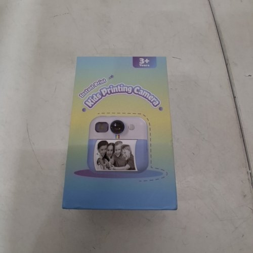 KIDS DIGITAL INSTANT PRINT CAMERA - 2.4" DISPLAY SCREEN - BLUE / WHITE (MODEL: CP02) image 2
