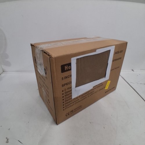 2PK HERDIO WEATHER PROOF INDOOR/OUTDOOR BLUETOOTH SPEAKERS - 5.25" 300W - WHITE (MODEL: HOS-501) image 5