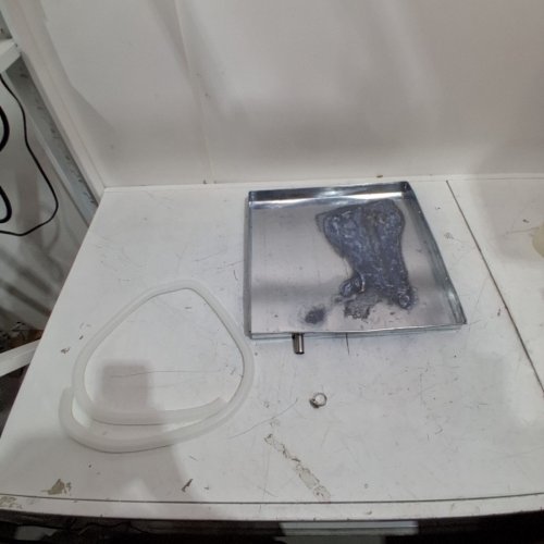 DOITOOL AIR CONDITIONER DRIP PAN WITH HOSE - 15.7" X 15.7" - STEEL (MODEL : OA15XB1215C148RL) image 2