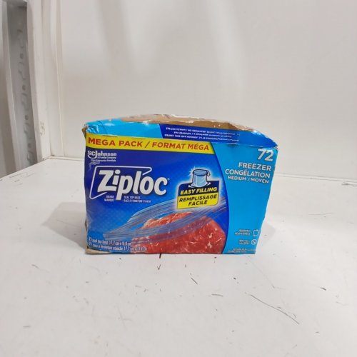 72 ZIPLOC FREEZER STORAGE BAGS - MEDIUM image 3