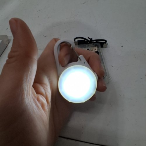 2PK DOG COLLAR LIGHT FOR NIGHT WALKING - WHITE image 3