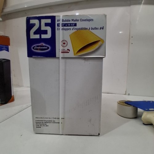 25PK CONTINENTAL BUBBLE MAILER ENVELOPES - 9-1/2" X 14-1/2" (STYLE: #4) image 3