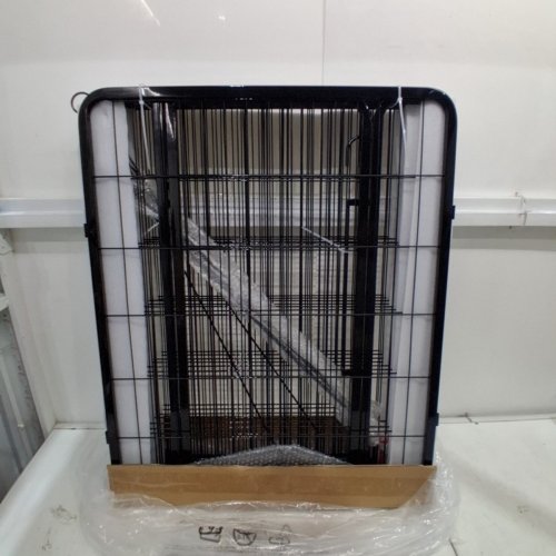 8PC YAHEETECH OUTDOOR AND INDOOR PORTABLE DOG PLAYPEN - 32" - BLACK (MODEL: 615098) image 2