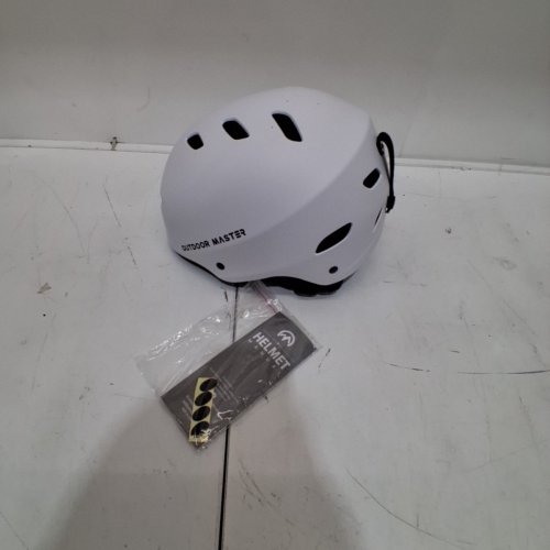 OUTDOOR MASTER SKI HELMET - MEDIUM - WHITE/BLACK image 3
